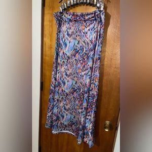 Multi-color maxi skirt